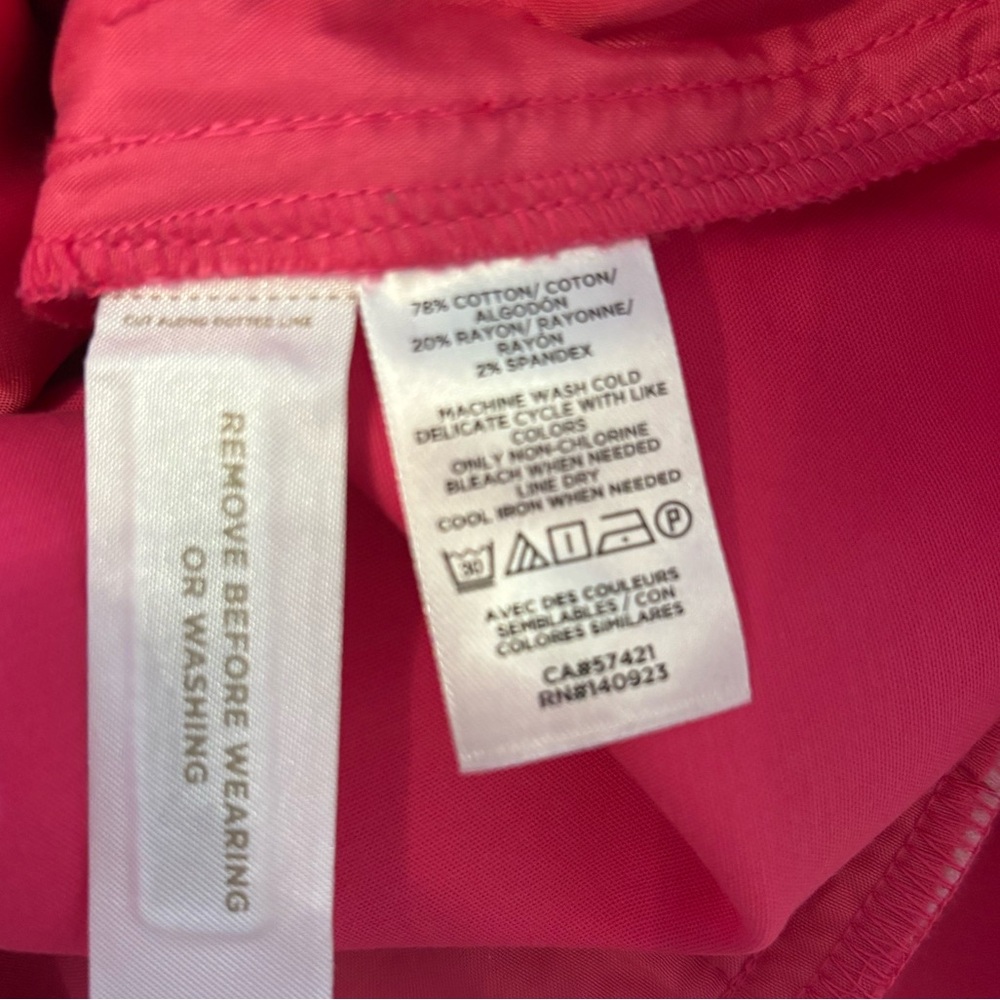 NEW Loft hot pink Riviera pants ankle length size 10 - Picture 5 of 5